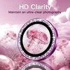 image:imageJETech Camera Lens Protector for iPhone 1616 Plus Pink 1 Set  Bling Glitter Individual 9H Tempered Glass Metal Ring Cover HD ClearPink
