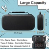 image:imageJETech Carrying Case for Nintendo Switch 2 Black  Hard Shell Protection 10 Game Card Slots Accessories Pouch Lightweight Travel DesignBlack