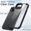 image:imageJETech Case for iPhone 15 Pink  Solid Color Matte TPU Frame Scratch Resistant Clear Back Phone CoverBlack