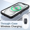 image:imageJETech Case for iPhone 15 Pink  Solid Color Matte TPU Frame Scratch Resistant Clear Back Phone CoverBlack