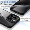 image:imageJETech Case for iPhone 15 Pro Max Natural Titanium  Solid Color Matte TPU Frame Scratch Resistant Clear Back Phone CoverBlack Titanium