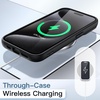 image:imageJETech Case for iPhone 15 Pro Max Natural Titanium  Solid Color Matte TPU Frame Scratch Resistant Clear Back Phone CoverBlack Titanium