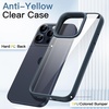 image:imageJETech Case for iPhone 15 Pro Max Natural Titanium  Solid Color Matte TPU Frame Scratch Resistant Clear Back Phone CoverBlue Titanium