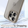 image:imageJETech Case for iPhone 15 Pro Max Natural Titanium  Solid Color Matte TPU Frame Scratch Resistant Clear Back Phone CoverNatural Titanium