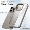 image:imageJETech Case for iPhone 15 Pro Max Natural Titanium  Solid Color Matte TPU Frame Scratch Resistant Clear Back Phone CoverNatural Titanium