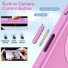 image:imageJETech Case for iPhone 16 360 Protection Black  Compatible with MagSafe Builtin Tempered Glass Screen Protector Camera Control ButtonPink