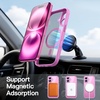 image:imageJETech Case for iPhone 16 360 Protection Black  Compatible with MagSafe Builtin Tempered Glass Screen Protector Camera Control ButtonPink