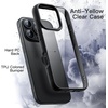 image:imageJETech Case for iPhone 16 Pro Desert Titanium  Solid Color Matte TPU Frame Scratch Resistant Clear Back Phone CoverBlack