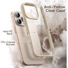 image:imageJETech Case for iPhone 16 Pro Desert Titanium  Solid Color Matte TPU Frame Scratch Resistant Clear Back Phone CoverDesert Titanium