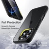 image:imageJETech Case for iPhone 16 Pro Max Desert Titanium  Solid Color Matte TPU Frame Scratch Resistant Clear Back Phone CoverBlack