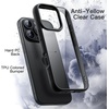 image:imageJETech Case for iPhone 16 Pro Max Desert Titanium  Solid Color Matte TPU Frame Scratch Resistant Clear Back Phone CoverBlack
