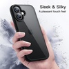 image:imageJETech Case for iPhone 16 Teal  Solid Color Matte TPU Frame Scratch Resistant Clear Back Phone CoverBlack