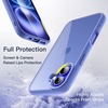 image:imageJETech Case for iPhone 16 Teal  Solid Color Matte TPU Frame Scratch Resistant Clear Back Phone CoverUltramarine