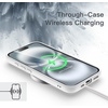 image:imageJETech Case for iPhone 16 Teal  Solid Color Matte TPU Frame Scratch Resistant Clear Back Phone CoverWhite