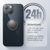 image:imageJETech Cell Phone Ring Holder with 360 Rotation Black  Metal Finger Grip Adjustable Cellphone Stand for Magnetic Car Mount for iPhoneGalaxyPixel and More SmartphoneBlack