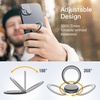image:imageJETech Cell Phone Ring Holder with 360 Rotation Black  Metal Finger Grip Adjustable Cellphone Stand for Magnetic Car Mount for iPhoneGalaxyPixel and More SmartphoneBlack