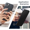 image:imageJETech Cell Phone Ring Holder with 360 Rotation Black  Metal Finger Grip Adjustable Cellphone Stand for Magnetic Car Mount for iPhoneGalaxyPixel and More SmartphoneBlack