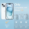 image:imageJETech Clear Case for iPhone 15 Clear  Slim Protection Soft TPU Transparent Design ShockproofClear