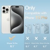 image:imageJETech Clear Case for iPhone 15 Pro Clear  Slim Protection Soft TPU Transparent Design ShockproofClear