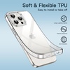 image:imageJETech Clear Case for iPhone 15 Pro Clear  Slim Protection Soft TPU Transparent Design ShockproofClear