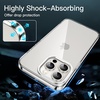image:imageJETech Clear Case for iPhone 15 Pro Max Clear  Slim Protection Soft TPU Transparent Design ShockproofClear