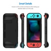 image:imageJETech Dockable Case for Nintendo Switch 2 Clear  Soft TPU Grip Cover for JoyCon Detachable Protective PC Back Shell AntiScratchBlack