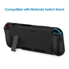 image:imageJETech Dockable Case for Nintendo Switch 2 Clear  Soft TPU Grip Cover for JoyCon Detachable Protective PC Back Shell AntiScratchBlack