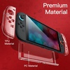 image:imageJETech Dockable Case for Nintendo Switch 2 Clear  Soft TPU Grip Cover for JoyCon Detachable Protective PC Back Shell AntiScratchClear