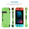 image:imageJETech Dockable Case for Nintendo Switch 2 Clear  Soft TPU Grip Cover for JoyCon Detachable Protective PC Back Shell AntiScratchGreen
