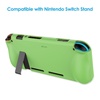 image:imageJETech Dockable Case for Nintendo Switch 2 Clear  Soft TPU Grip Cover for JoyCon Detachable Protective PC Back Shell AntiScratchGreen