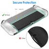 image:imageJETech Dockable Case for Nintendo Switch 2 Clear  Soft TPU Grip Cover for JoyCon Detachable Protective PC Back Shell AntiScratchHD Clear