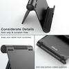 image:imageJETech Foldable Tablet Stand for 411 Tablets and Phones Silver  Adjustable Portable Desktop Holder Foldable Dock for iPadiPad ProAirMini Galaxy Tab A8A7 LiteA7S8S7 Kindle etcBlack