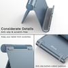image:imageJETech Foldable Tablet Stand for 411 Tablets and Phones Silver  Adjustable Portable Desktop Holder Foldable Dock for iPadiPad ProAirMini Galaxy Tab A8A7 LiteA7S8S7 Kindle etcGrey