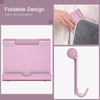 image:imageJETech Foldable Tablet Stand for 411 Tablets and Phones Silver  Adjustable Portable Desktop Holder Foldable Dock for iPadiPad ProAirMini Galaxy Tab A8A7 LiteA7S8S7 Kindle etcRose Gold