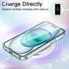 image:imageJETech Glitter Case for iPhone 15 Clear  Sparkly Glitter Design Shockproof Protection Clear Back Stylish LookBlue