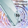 image:imageJETech Glitter Case for iPhone 15 Clear  Sparkly Glitter Design Shockproof Protection Clear Back Stylish LookBlue