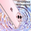 image:imageJETech Glitter Case for iPhone 15 Clear  Sparkly Glitter Design Shockproof Protection Clear Back Stylish LookClear