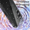 image:imageJETech Glitter Case for iPhone 16 Clear  Sparkly Glitter Design Shockproof Protection Clear Back Stylish LookBlack