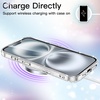 image:imageJETech Glitter Case for iPhone 16 Clear  Sparkly Glitter Design Shockproof Protection Clear Back Stylish LookClear