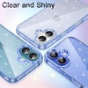 image:imageJETech Glitter Case for iPhone 16 Clear  Sparkly Glitter Design Shockproof Protection Clear Back Stylish LookUltramarine