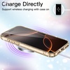 image:imageJETech Glitter Case for iPhone 16 Pro Max Clear  Sparkly Glitter Design Shockproof Protection Clear Back Stylish LookDesert Titanium