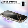 image:imageJETech Glitter Case for iPhone 16 Pro Max Clear  Sparkly Glitter Design Shockproof Protection Clear Back Stylish LookNatural Titanium
