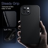 image:imageJETech Grip Case for iPhone 15 Black  Ergonomic Hold Camera Lens Protection Soft TPU Design Shockproof ProtectionBlack