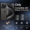 image:imageJETech Grip Case for iPhone 15 Black  Ergonomic Hold Camera Lens Protection Soft TPU Design Shockproof ProtectionBlack