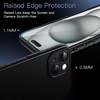 image:imageJETech Grip Case for iPhone 15 Black  Ergonomic Hold Camera Lens Protection Soft TPU Design Shockproof ProtectionBlack