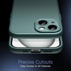 image:imageJETech Grip Case for iPhone 15 Black  Ergonomic Hold Camera Lens Protection Soft TPU Design Shockproof ProtectionMidnight Green