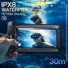 image:imageJETech IPX8 Waterproof Phone Pouch Dry Bag BlackBlack 2Pack  Touchscreen Compatible Fits up to 72 for iPhone 17e17161514 Series for Galaxy S26S25 Ultra for Pixel 10 SeriesBlackBlack