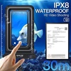 image:imageJETech IPX8 Waterproof Phone Pouch Floating Dry Bag Black 2Pack  Touchscreen Compatible Fits up to 7 for iPhone 17e17161514 Series for Galaxy S26S25 Ultra for Pixel 10 Series