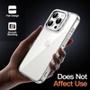 image:imageJETech Kickstand Case for iPhone 15 Pro Max Clear  Builtin Camera Ring Stand AntiYellowing Clear Back Shockproof Bumper AntiScratch ProtectionClear