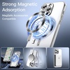 image:imageJETech Magnetic Case for iPhone 15 Pro 61Inch Compatible with MagSafe Camera Lens Full Protection Shockproof Soft TPU Electroplated Phone Cover Natural TitaniumWhite Titanium